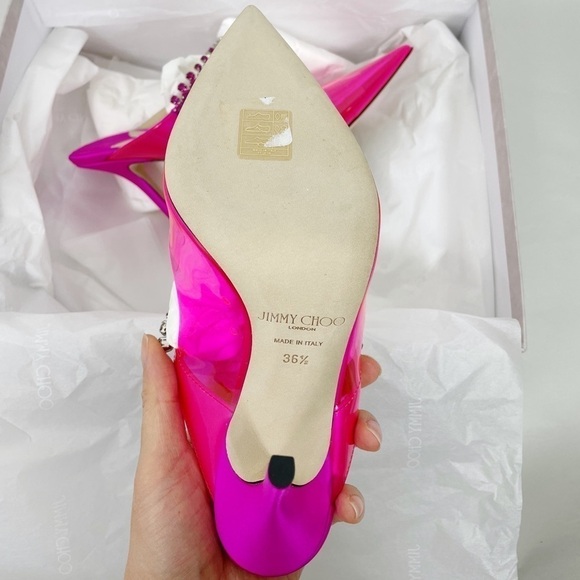 Jimmy Choo PVC Bing 100 Heels Pump - Picture 8 of 8